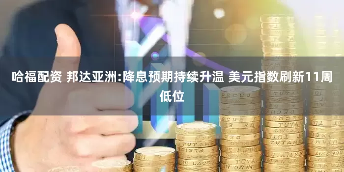 哈福配资 邦达亚洲:降息预期持续升温 美元指数刷新11周低位