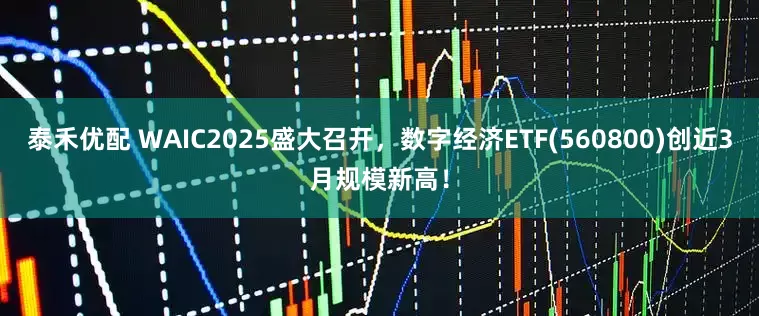 泰禾优配 WAIC2025盛大召开，数字经济ETF(560800)创近3月规模新高！
